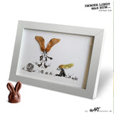 ILWR "Ahornsamen", handgezeichnete Kunst im Rahmen (mit 3D-Objekt)