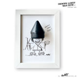 "China-Böllerkappe" – mARTified 3D-Kunst im Rahmen