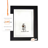 "Kaffeebohne" – mARTified 3D-Kunst im Rahmen