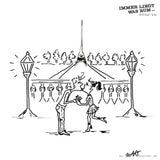 ILWR "Haarklemme", handgezeichnete Kunst im Rahmen (mit 3D-Objekt)