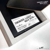 ILWR "IKEA-Holzdübel", handgezeichnete Kunst im Rahmen (mit 3D-Objekt)