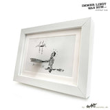 ILWR "Kronkorken", handgezeichnete Kunst im Rahmen (mit 3D-Objekt)